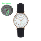 Top Brand Luxury Classic Women's Casual Quartz Leather Band Strap Watch Round Analog Clock Wrist Watches