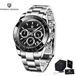 2021 New PAGANI Design Top Brand Men's Sports Quartz Watches Sapphire Stainless Steel Waterproof Chronograph Luxury Reloj Hombre