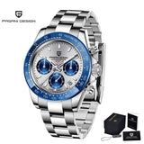 2021 New PAGANI Design Top Brand Men's Sports Quartz Watches Sapphire Stainless Steel Waterproof Chronograph Luxury Reloj Hombre