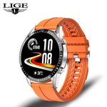 LIGE Men Smart Watch Bluetooth Call Blood Pressure Heart Rate Monitoring Multifunctional Sports Watches Waterproof Smartwatch