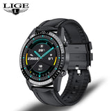 LIGE Men Smart Watch Bluetooth Call Blood Pressure Heart Rate Monitoring Multifunctional Sports Watches Waterproof Smartwatch