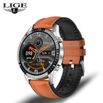 LIGE Men Smart Watch Bluetooth Call Blood Pressure Heart Rate Monitoring Multifunctional Sports Watches Waterproof Smartwatch