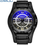 CRRJU 2021 New Fashion Mens Watches with Stainless Steel Top Brand Luxury Sports Chronograph Quartz Watch Men Relogio Masculino