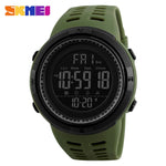 SKMEI Men Watches Sports Countdown Double Time Watch Alarm Chrono Digital Wristwatches Man Clock Waterproof Relogio Masculino