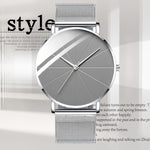 2021 Minimalist Men's Fashion Watches Simple Men Business Ultra Thin Stainless Steel Mesh Belt Quartz Watch reloj hombre