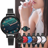 WOKAI Luxury Wrist Watches for Women Fashion Quartz Watch Silicone Band Dial Women Wathes Casual Ladies watch relogio feminino