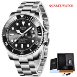 2021 Red Men Watches Top Brand Luxury Sapphire Watch Waterproof Automatic Mechanical Watch Mens Fashion Sport 316L Steel Clock