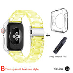 Newest Strap for Apple Watch Band Series 6 SE 5 4 321 Transparent for Iwatch bracelet 38mm 40mm 42mm 44mm Watchband accessories