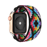 Bohemia Elastic Nylon Solo Loop Strap for Apple Watch Band 6 SE 38mm 40mm 42mm 44mm For iwatch Series 6 5 4 3 Replacement Strap