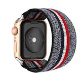 Bohemia Elastic Nylon Solo Loop Strap for Apple Watch Band 6 SE 38mm 40mm 42mm 44mm For iwatch Series 6 5 4 3 Replacement Strap