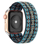 Bohemia Elastic Nylon Solo Loop Strap for Apple Watch Band 6 SE 38mm 40mm 42mm 44mm For iwatch Series 6 5 4 3 Replacement Strap