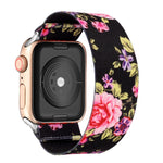 Bohemia Elastic Nylon Solo Loop Strap for Apple Watch Band 6 SE 38mm 40mm 42mm 44mm For iwatch Series 6 5 4 3 Replacement Strap