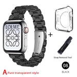 Newest Strap for Apple Watch Band Series 6 SE 5 4 321 Transparent for Iwatch bracelet 38mm 40mm 42mm 44mm Watchband accessories