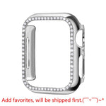 Diamond Bumper Protective Case for Apple Watch Cover Series 6 SE 54321 38MM 42MM For Iwatch 40mm 44mm Smart Bracelet Accessories