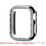 Diamond Bumper Protective Case for Apple Watch Cover Series 6 SE 54321 38MM 42MM For Iwatch 40mm 44mm Smart Bracelet Accessories