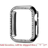 Diamond Bumper Protective Case for Apple Watch Cover Series 6 SE 54321 38MM 42MM For Iwatch 40mm 44mm Smart Bracelet Accessories