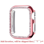 Diamond Bumper Protective Case for Apple Watch Cover Series 6 SE 54321 38MM 42MM For Iwatch 40mm 44mm Smart Bracelet Accessories