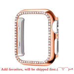 Diamond Bumper Protective Case for Apple Watch Cover Series 6 SE 54321 38MM 42MM For Iwatch 40mm 44mm Smart Bracelet Accessories