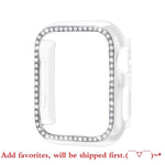 Diamond Bumper Protective Case for Apple Watch Cover Series 6 SE 54321 38MM 42MM For Iwatch 40mm 44mm Smart Bracelet Accessories