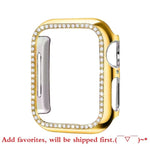 Diamond Bumper Protective Case for Apple Watch Cover Series 6 SE 54321 38MM 42MM For Iwatch 40mm 44mm Smart Bracelet Accessories