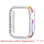 Diamond Bumper Protective Case for Apple Watch Cover Series 6 SE 54321 38MM 42MM For Iwatch 40mm 44mm Smart Bracelet Accessories