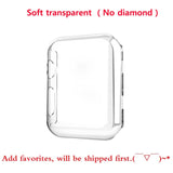 Diamond Bumper Protective Case for Apple Watch Cover Series 6 SE 54321 38MM 42MM For Iwatch 40mm 44mm Smart Bracelet Accessories