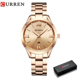 CURREN Gold Watch Women Watches Ladies 9007 Steel Women's Bracelet Watches Female Clock Relogio Feminino Montre Femme