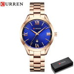 CURREN Gold Watch Women Watches Ladies 9007 Steel Women's Bracelet Watches Female Clock Relogio Feminino Montre Femme