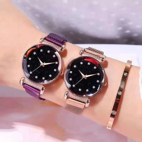 WOKAI Ladies Magnetic  Luxury Women Watches Fashion casual Diamond Female Quartz Wristwatches Relogio Feminino Zegarek Damski