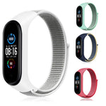 Nylon Strap for Xiaomi Mi band 6 4 3 5 Bracelet Wristband Sports Breathable Bracelet For Miband 6 5 4 3 Replacement Strap