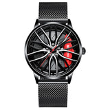 New Watches Men Sports Car Men Watches Quartz Waterproof Sport Rim Hub Wheel Wristwatch Car Quartz Men's Watches Man Watch