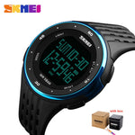 SKMEI 1219 Men Digital Watch LED Display Waterproof Male Wristwatches Chronograph Calendar Alarm Sport Watches Relogio Masculino