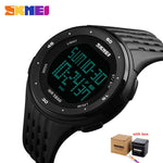 SKMEI 1219 Men Digital Watch LED Display Waterproof Male Wristwatches Chronograph Calendar Alarm Sport Watches Relogio Masculino