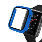 Glass+case For Apple Watch serie 6 5 4 3 SE 44mm 40mm iWatch Case 42mm 38mm bumper Screen Protector+cover apple watch Accessorie