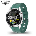 LIGE 2021 New Steel Band Digital Watch Men Sport Watches Electronic LED Male Wrist Watch For Men Clock Waterproof Bluetooth Hour