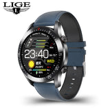 LIGE 2021 New Steel Band Digital Watch Men Sport Watches Electronic LED Male Wrist Watch For Men Clock Waterproof Bluetooth Hour