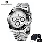 2021 New PAGANI Design Top Brand Men's Sports Quartz Watches Sapphire Stainless Steel Waterproof Chronograph Luxury Reloj Hombre