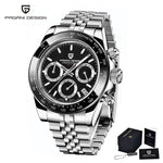 2021 New PAGANI Design Top Brand Men's Sports Quartz Watches Sapphire Stainless Steel Waterproof Chronograph Luxury Reloj Hombre