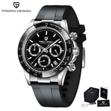 2021 New PAGANI Design Top Brand Men's Sports Quartz Watches Sapphire Stainless Steel Waterproof Chronograph Luxury Reloj Hombre