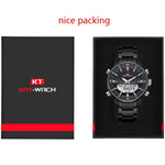 KAT-WACH Watch Male 2021 Sports Digital Watches Men Waterproof Steel Military Quartz Watch For Men Wristwatch Relogio Masculino