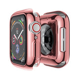 Cover Case For Apple Watch band 44mm/40mm/42mm/38mm iwatch screen protector Accessories silicone bumper apple watch 6 se 5 4 3 2