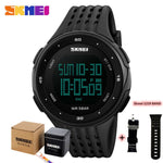 SKMEI 1219 Men Digital Watch LED Display Waterproof Male Wristwatches Chronograph Calendar Alarm Sport Watches Relogio Masculino