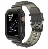 Newest Sport Strap for Apple Watch Band  Series 6 1 2 3 4 5 silicone Transparent  for Iwatch 5 4 Strap 38mm 40mm 42mm 44mm wirst