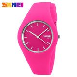 2017 Skmei Quartz-watch Fashion Men Casual Watches Quartz Watch Women Waterproof Jelly Female Clock Hours Ladies Women Watches