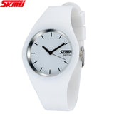 2017 Skmei Quartz-watch Fashion Men Casual Watches Quartz Watch Women Waterproof Jelly Female Clock Hours Ladies Women Watches