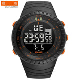 SMAEL Men's Climbing Sports Digital Wristwatches Big Dial Military Watches Alarm Shock Resistant Waterproof Watch Men Clock