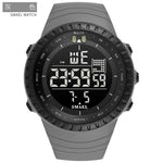 SMAEL Men's Climbing Sports Digital Wristwatches Big Dial Military Watches Alarm Shock Resistant Waterproof Watch Men Clock