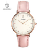 KING HOON Luxury Steel Mesh Women Watch Ladies Ultra Thin Stainless Steel Band Quartz Wristwatch Fashion Female Clock Relogio