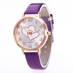 New Heart Watches Womens Ladies Fashion Sun UV Change Color Women Quartz Wristwatch Clock Montre Relogio Feminino Reloje Hombre