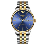 NIBOSI Mens Watches Top Brand Luxury Business Quartz Gold Watch Men Full Steel Fashion Waterproof Sport Clock Relogio Masculino